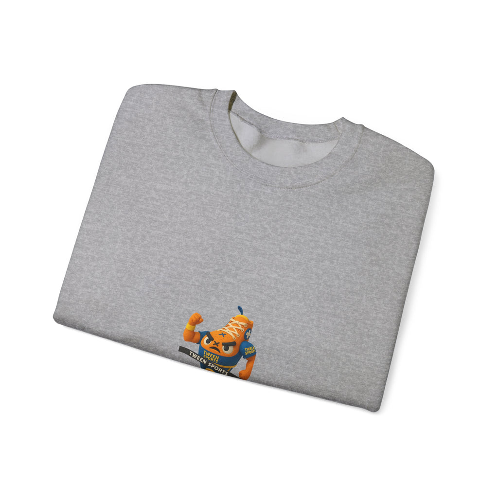 Pumpkin Skate Crewneck Sweatshirt — Cute Autumn Skateboarding Graphic