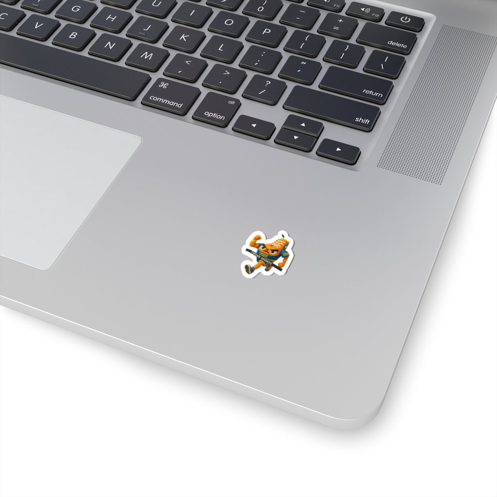 Kiss-Cut Sticker — Cartoon Running Sneaker Mascot (Tween Sports)