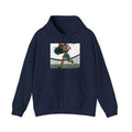 Tennis Hoodie — Cute Girl Tennis Player Illustration Hooded Sweatshirt