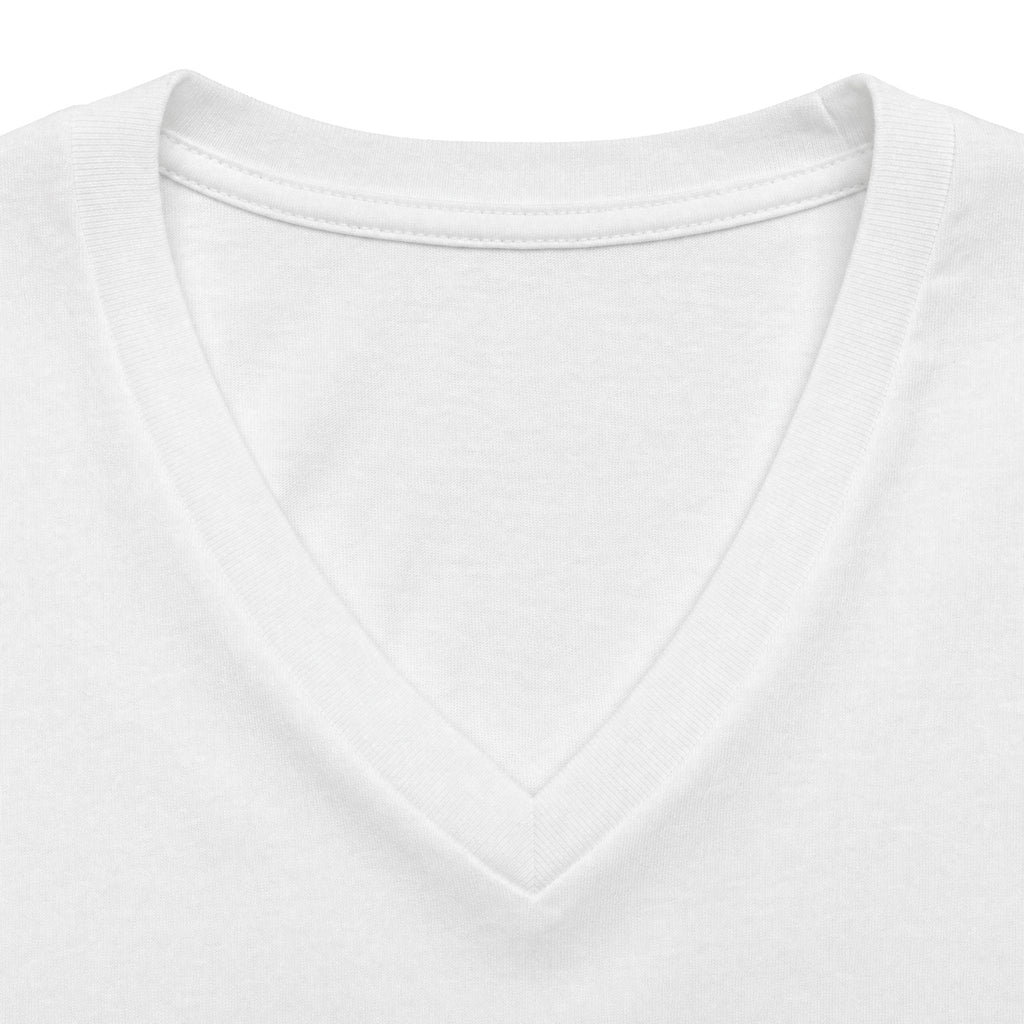 Tween Tennis V‑Neck Tee — Girls' Cute Tennis Player Graphic Shirt