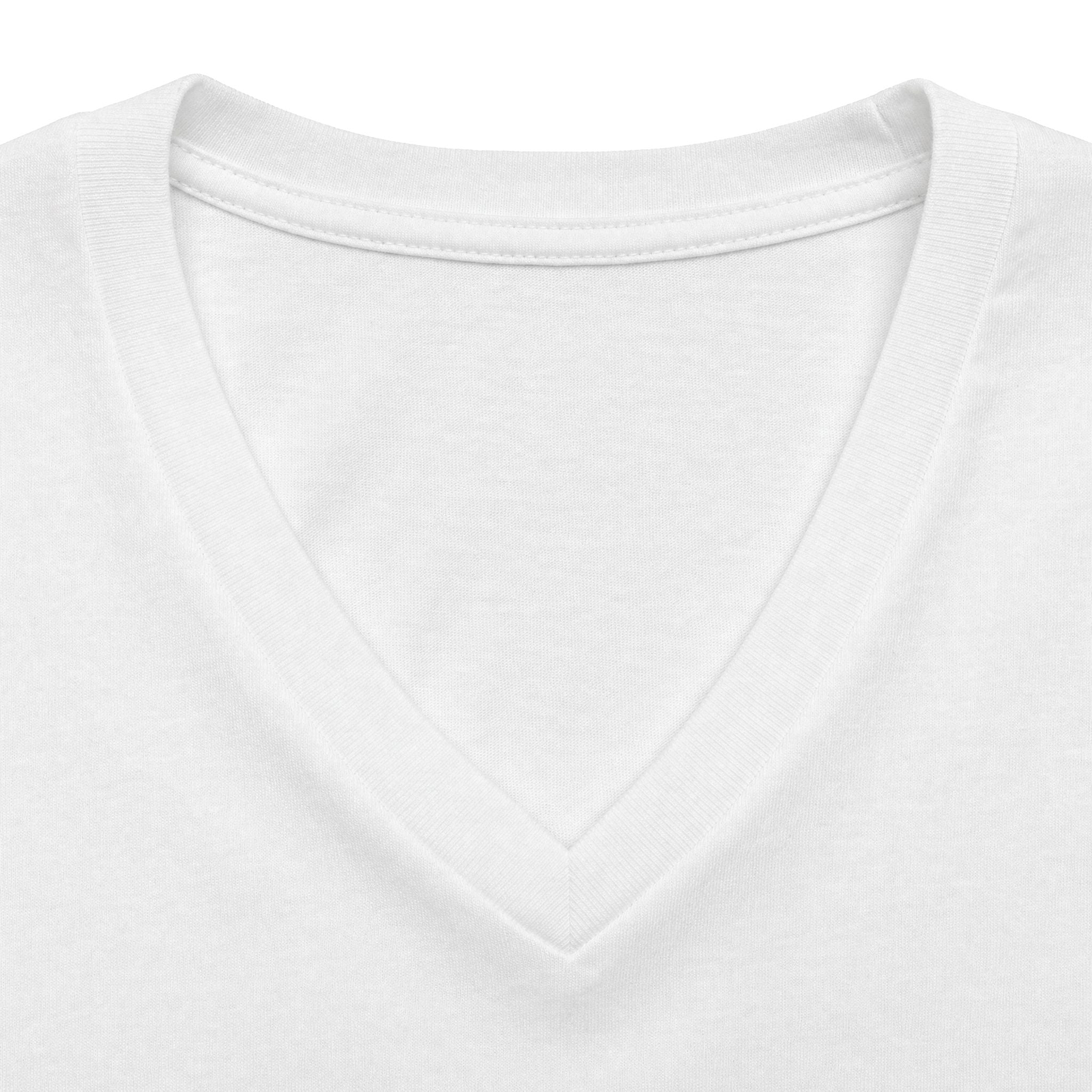 Tween Tennis V‑Neck Tee — Girls' Cute Tennis Player Graphic Shirt
