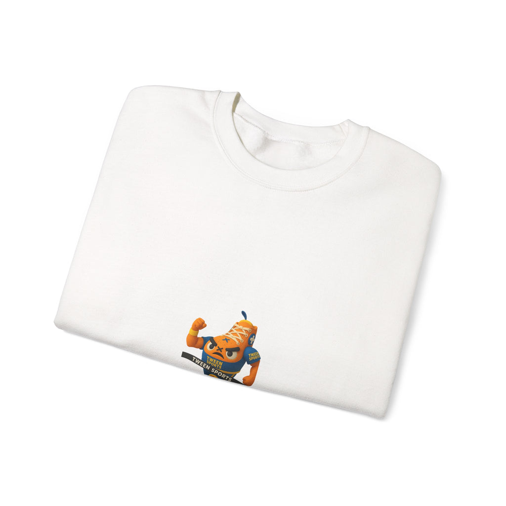 Pumpkin Skate Crewneck Sweatshirt — Cute Autumn Skateboarding Graphic