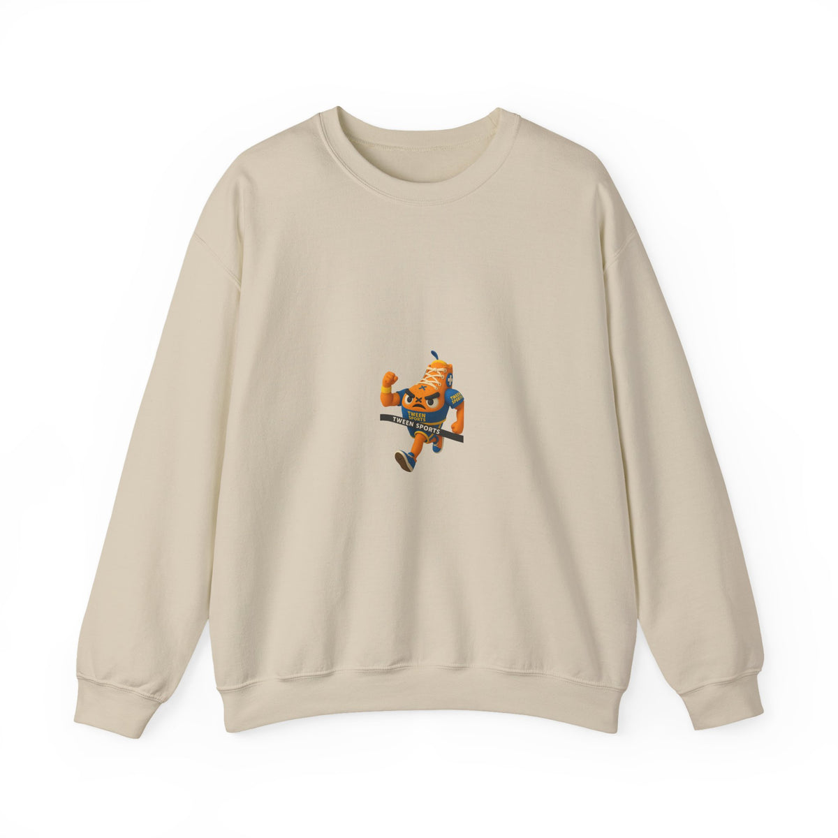 Pumpkin Skate Crewneck Sweatshirt — Cute Autumn Skateboarding Graphic