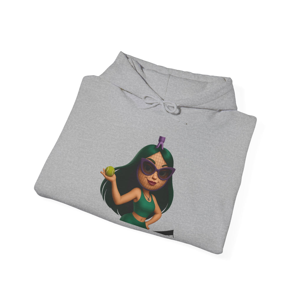 Pineapple Girl Hoodie — Cute Tropical Cartoon Pullover