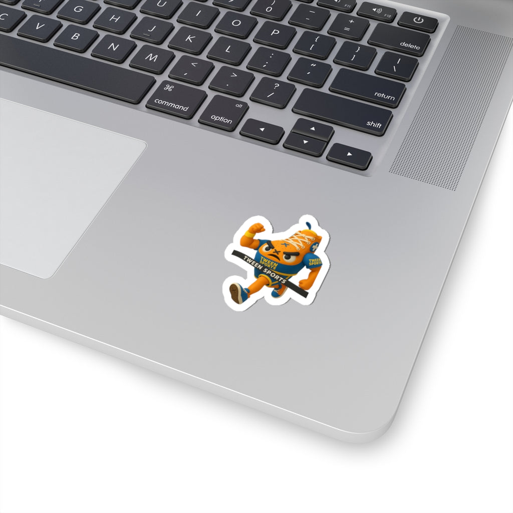 Kiss-Cut Sticker — Cartoon Running Sneaker Mascot (Tween Sports)