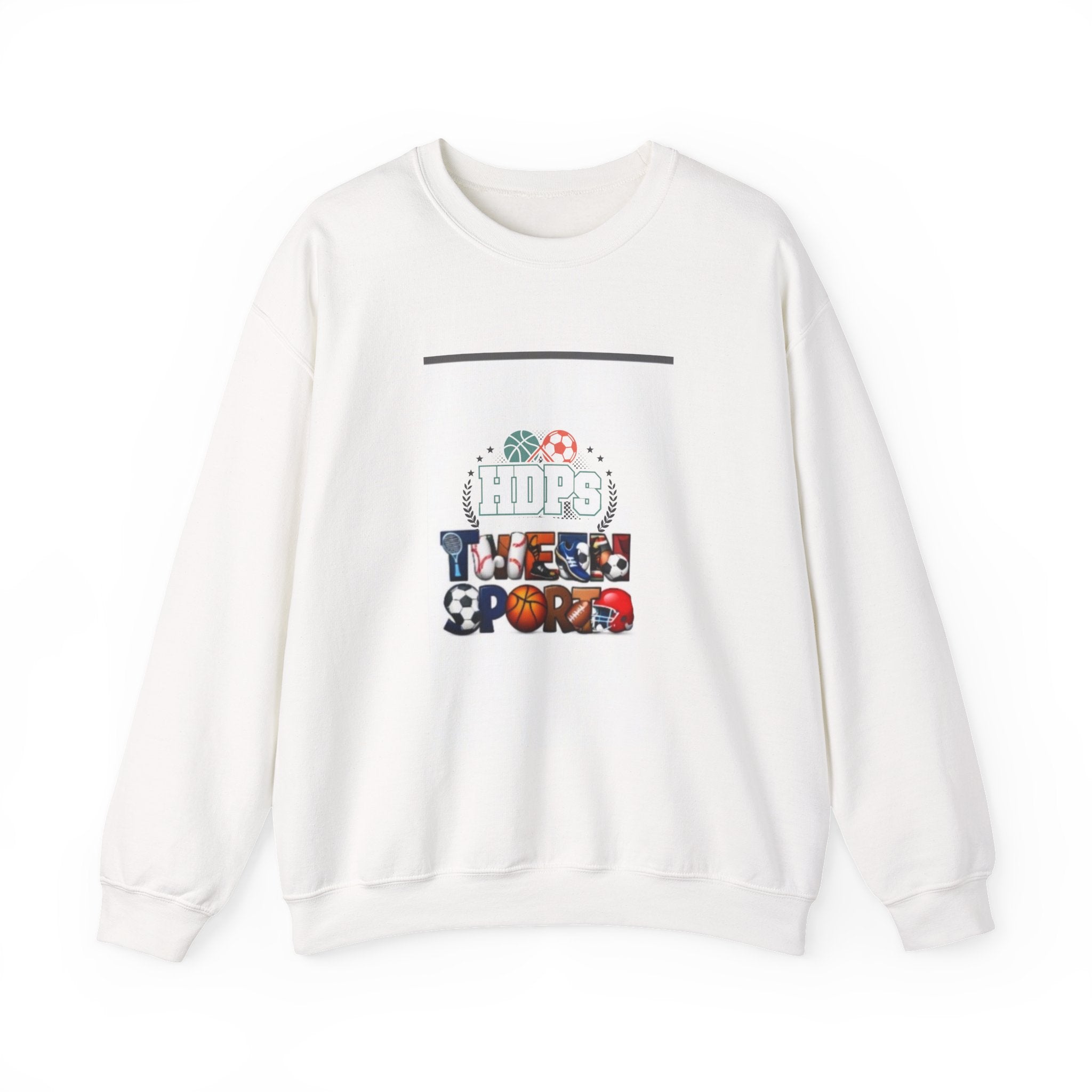 Crewneck Sweatshirt — 'TWEET&SPORT' Graphic Embedded-Equipment Streetwear