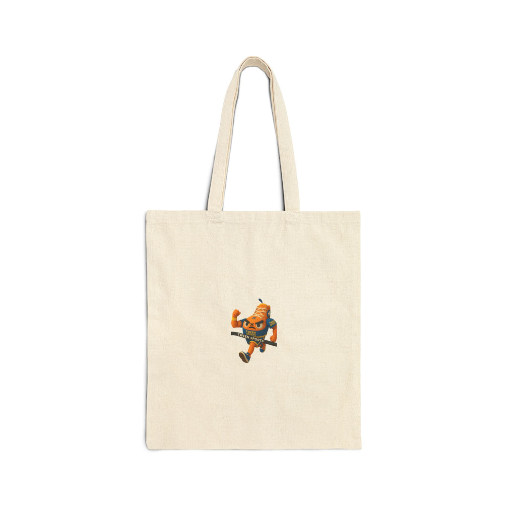 Tote Bag — Cute Dancing Taco Illustration Canvas Tote for Grocery, Market & Everyday Use