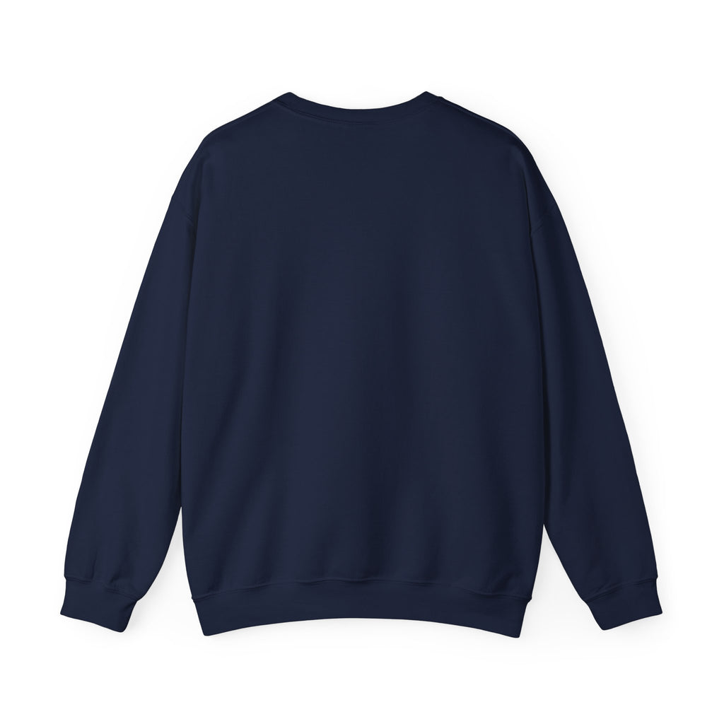 Volleyball Chick Crewneck Sweatshirt — Cute Girl With Sunglasses & Ball Graphic